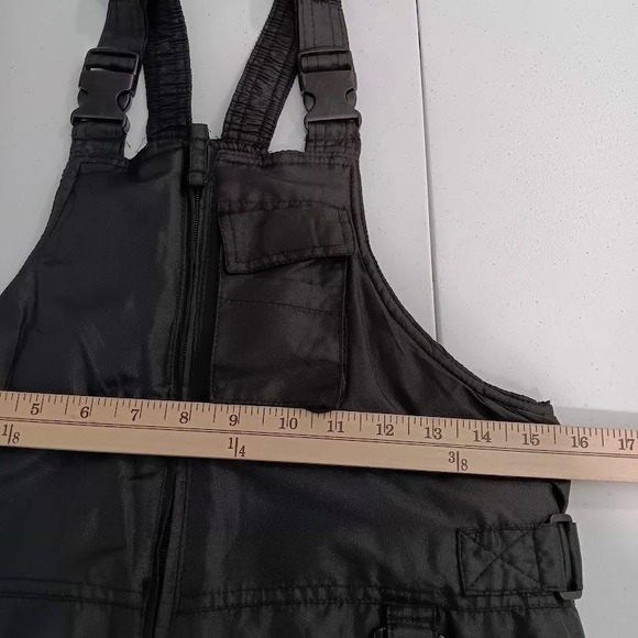 Xtreme Outfitters Ski Pants Kids 10-12 Black Insulated Bib Snow Winter - Picture 6 of 9